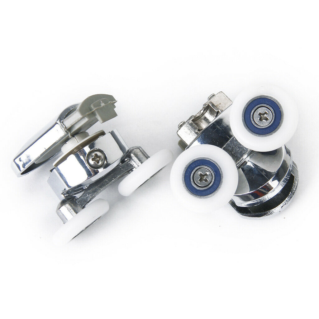 Shower Door Castors Runners Wheels 25 Mm Diameter Bathroom Spare Parts Set /