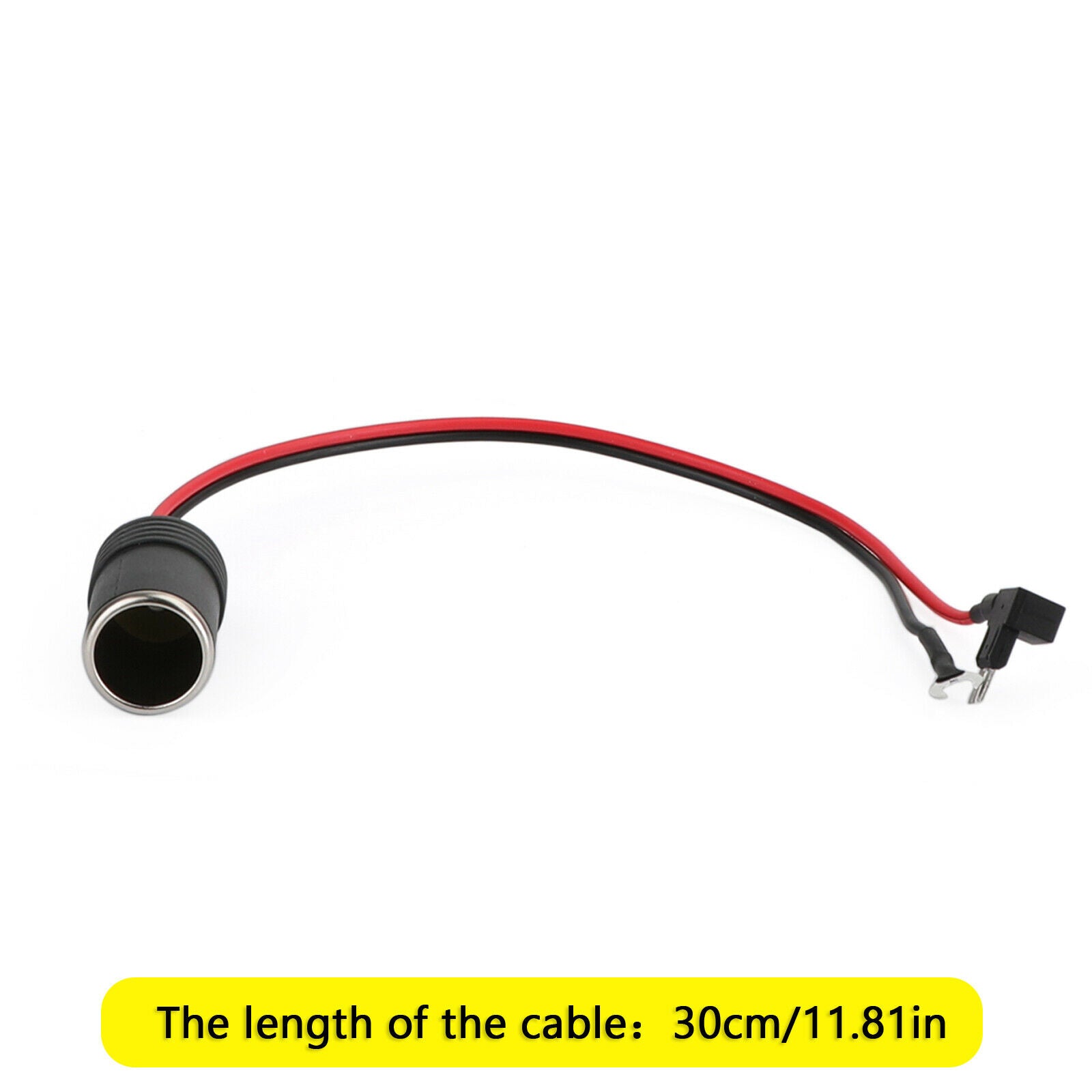 3x Female Socket extension Plug Connector Adapter Small Size Pure Copper Cable