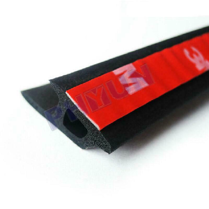 4M P-Type Rubber Weatherstrip Car Door Window Edge Noise Insulation Seal Strip