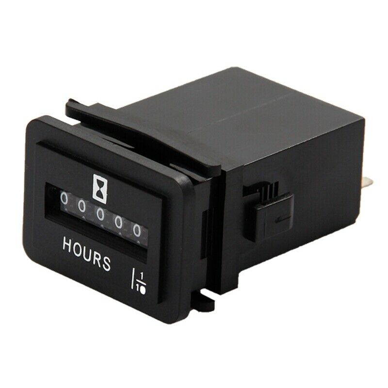 HM001 AC110-250V Timer Mechanical Hour Meter Hourmeter for Engine Generator BoX3