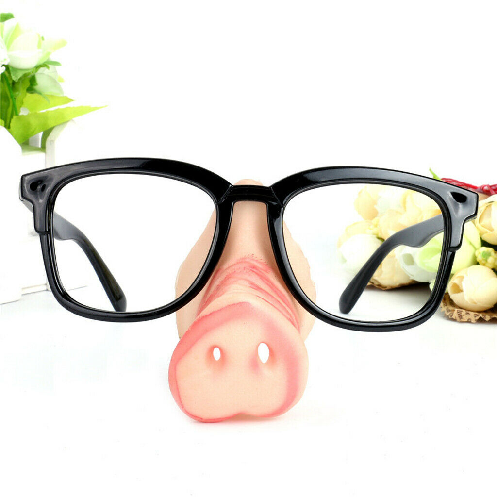 Funny Pig Nose Sunglasses Glasses Halloween Carnival Xmas Party Gift Favors