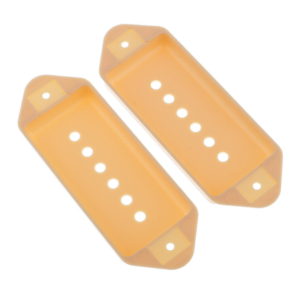 2X P-90 Guitar Pickup Covers Neck Bridge 50mm 52mm Pole Spacing for Guitar