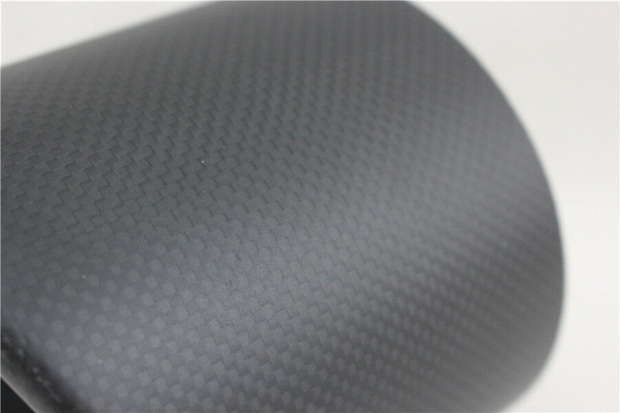 Universal 1 X 89mm Real Carbon Fiber Exhaust muffler tip  Pipe Tip Cover Matte
