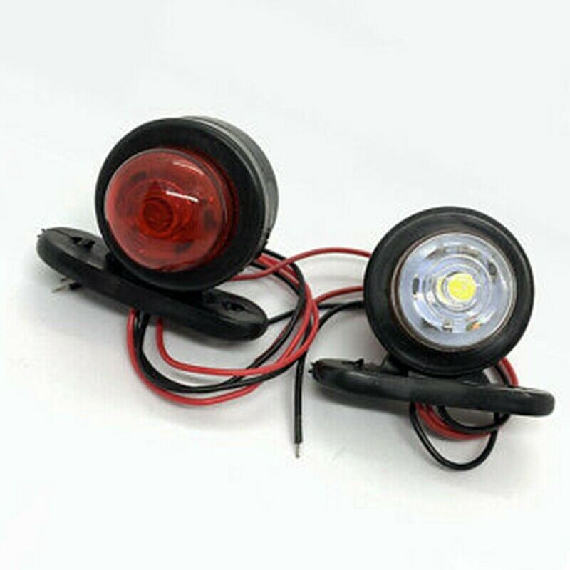 Car Truck Led Red White 12V/24V Side Marker Light Outline Lamps Car AccessorieG5