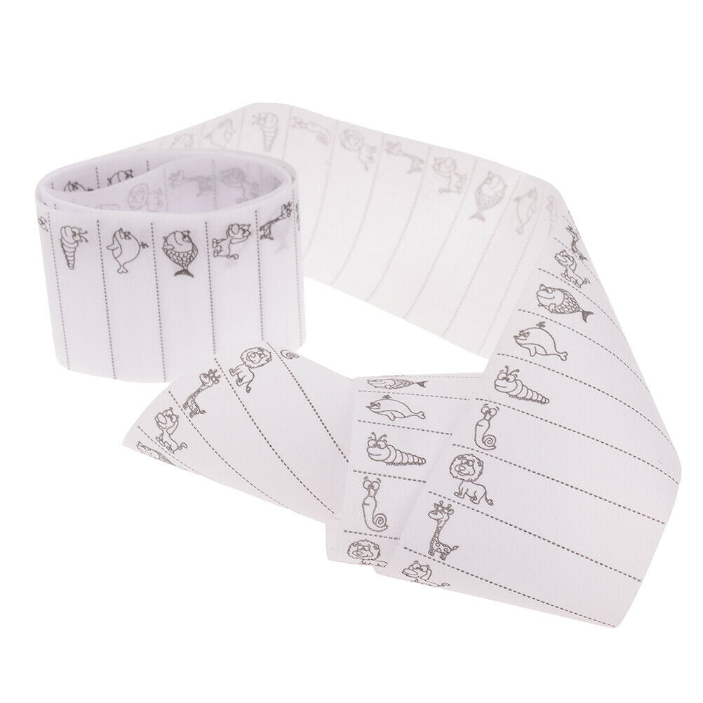 100pcs Washable Iron on Name Colthing Labels School Garment Fabric Tags M.l8