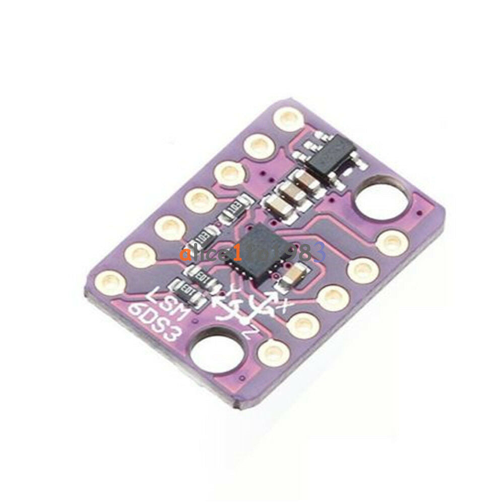 LSM6DS3 IIC/SPI 6 Degrees 3 Axis of Freedom Tilt Breakout transmission   Module