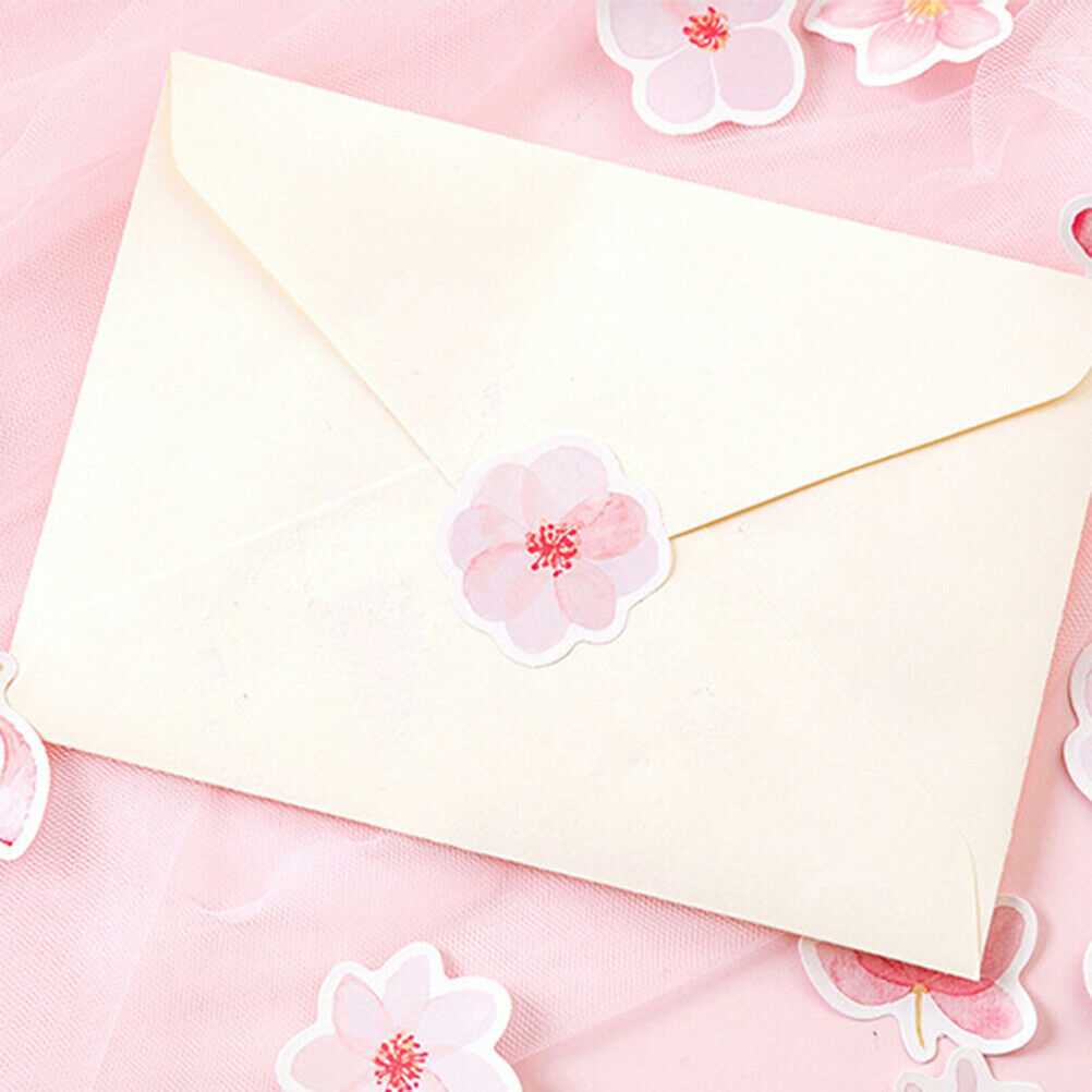 45pcs/pack Cherry Sakura Journal Stickers DIY Diary Stationery Stickers .l8