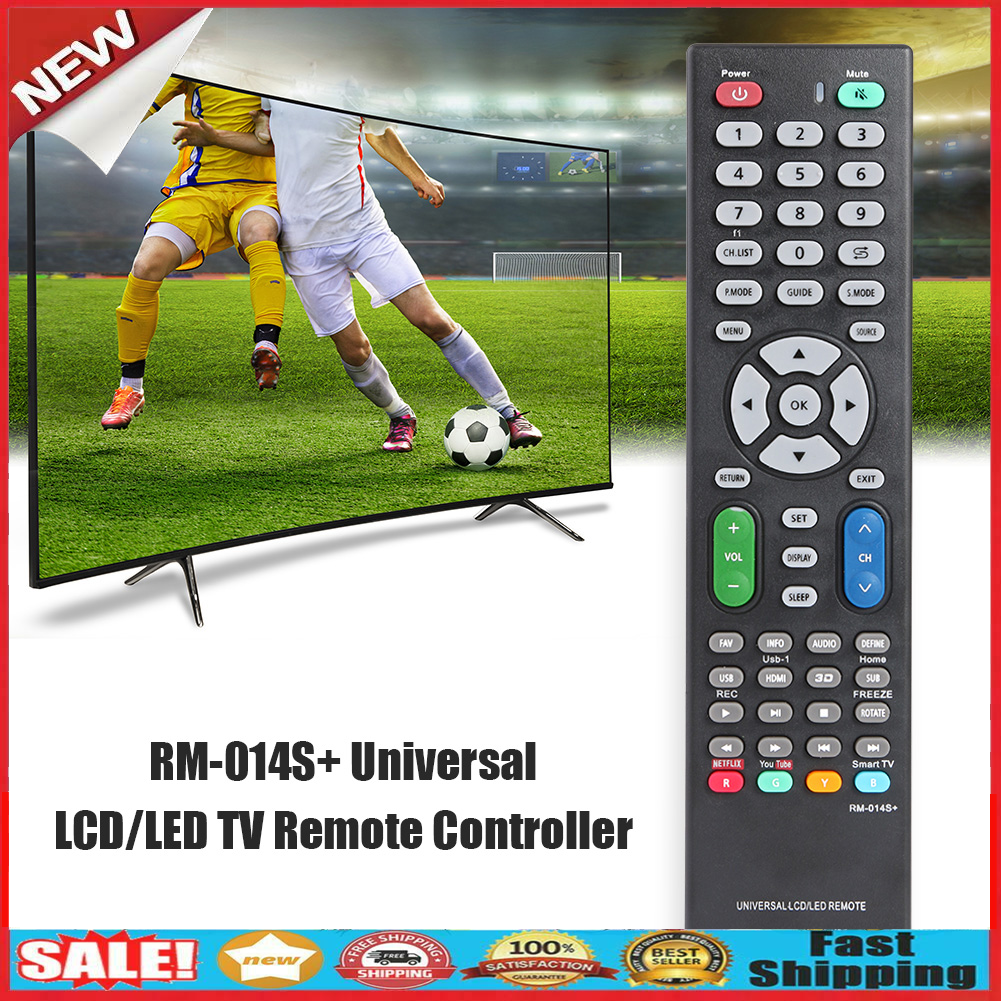 RM-014S+ Universal LCD LED Television Smart TV Replacement Remote Control  @