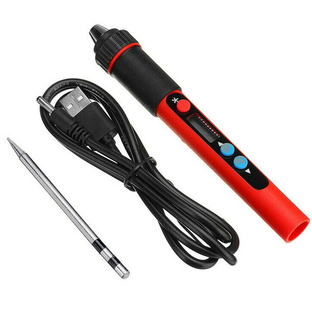 PX-988 Tip Electric Soldering Iron Pen Touch Switch Tool Mini USB LCD Welding