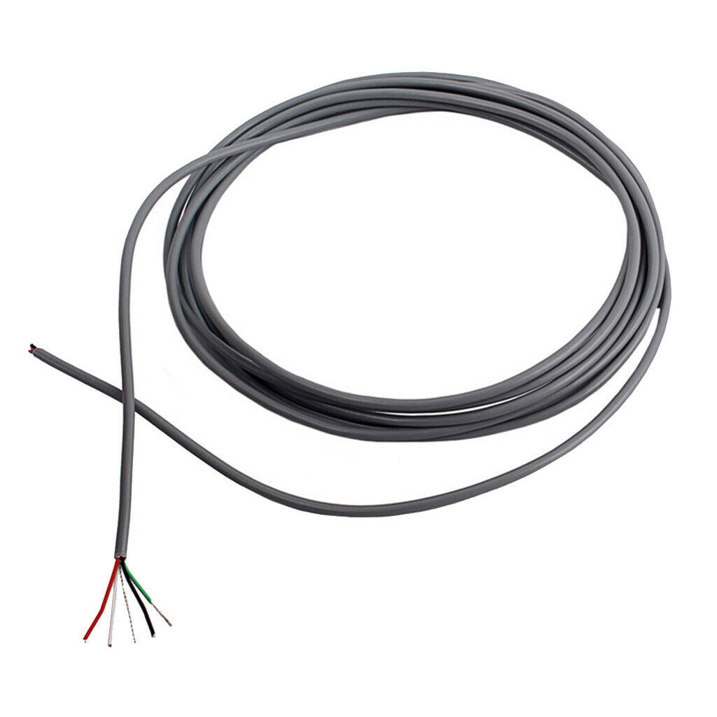 Shielded 5-Conductor Guitar Circuit Wire hookup wiring 10-Foot 26 AWG ,Black