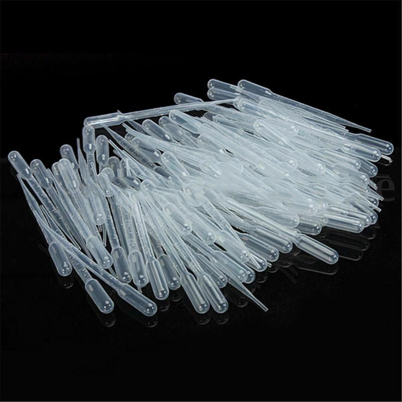 200 PCS 3ml Disposable Polyethylene Eye Dropper Set