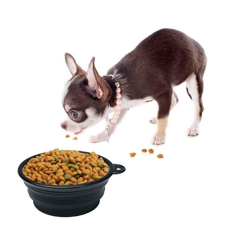 Collapsible Dog Bowls Food Grade Silicone High Quality Leak-Proof Expandable