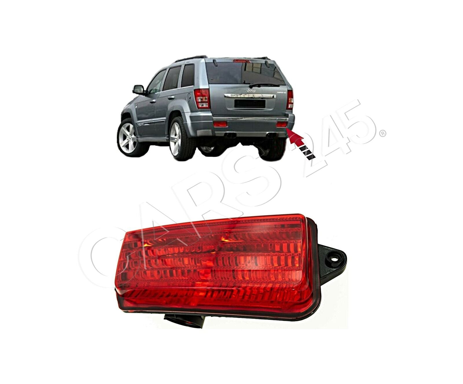 Fog Driving Light Lamp Lens REAR RIGHT Fits JEEP Grand Cherokee 2005-2010