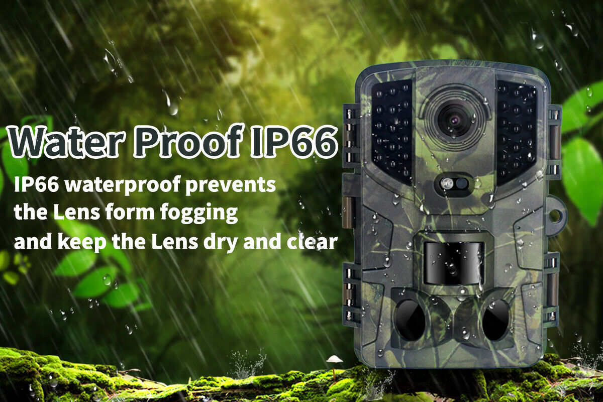 Trail Camera 20MP Wildlife 1080P Game Hunting Cam with Night Vision