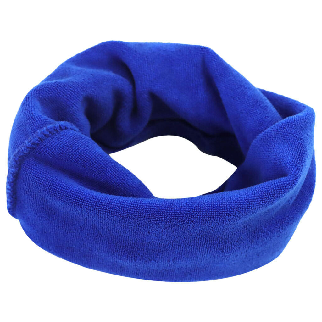 Dog Ear Wrap Dog Costume Winter Snood Headband for Noise Protection  S Blue