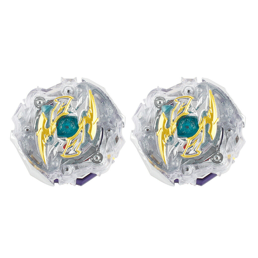 2x Burst Gyro Spinning Top Fight Toys w/ Launcher Sets for Playset Gifts