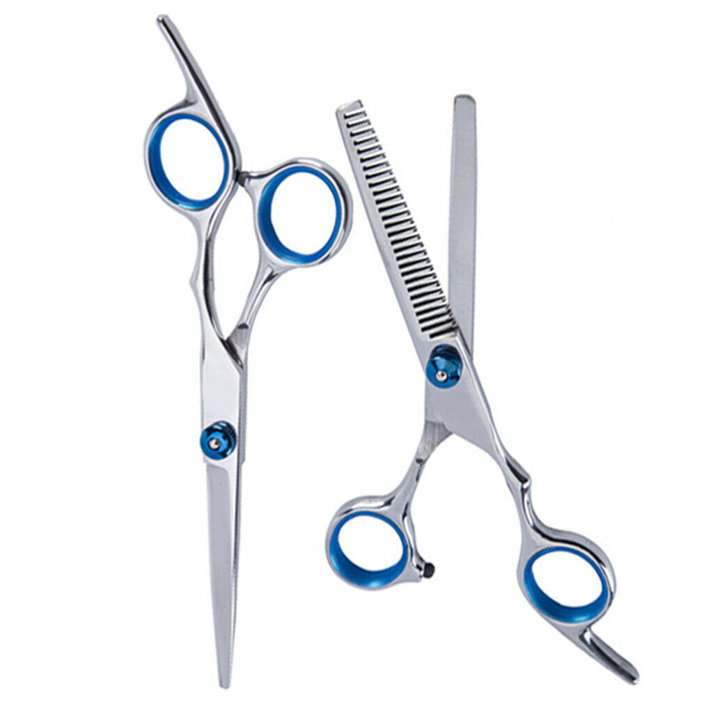 6" Hair Cutting Hairdressing Thinning Shears Scissors Haircut Tools w/ Comb