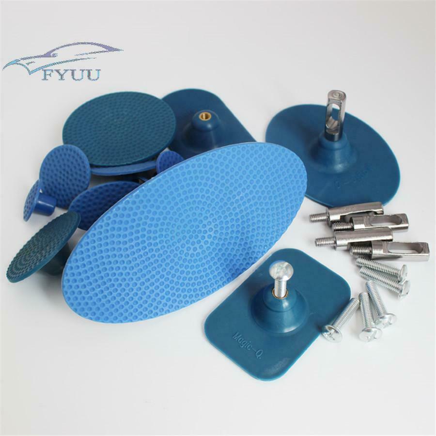 12Pcs For Car Auto Body Blue Glue Tabs Paintless Dent Remover Repair Tools Kit