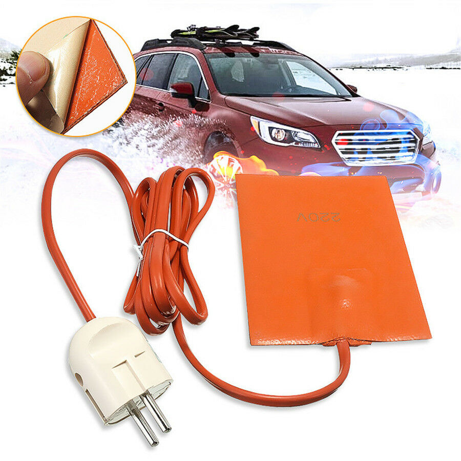 Car Truck Start Engine Heater Oil Pan Tank Pre Heater 100W 220v Silicone Hot Pad