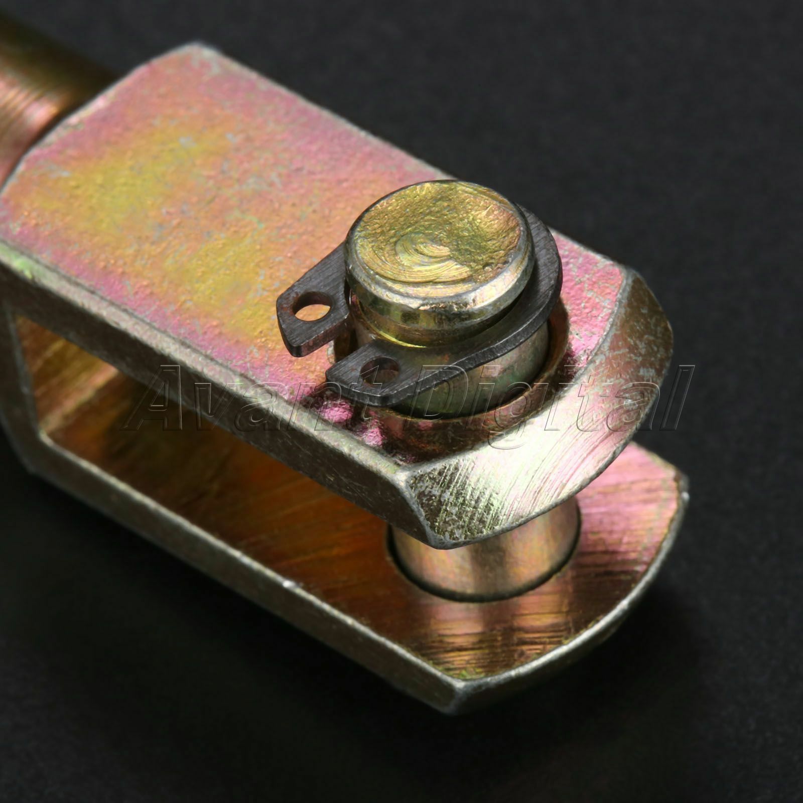20mm Bore Thread M8x1.5mm Piston Rod Clevis Y Joint Connector Pneumatic Cylinder