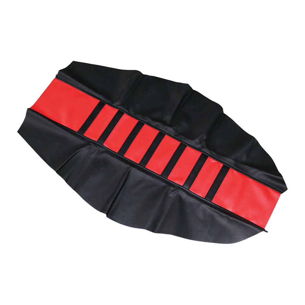 Dirt Bike Seat Cover Rubber Universal Durable Red/Black Fashion Design