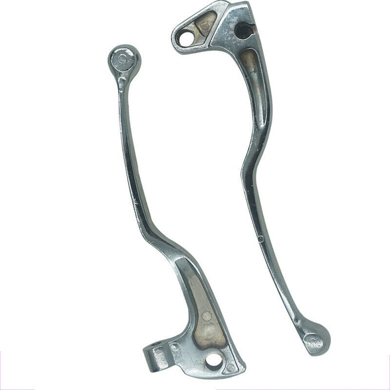Pair 8MM Motorcycle Handle Grip Front Brake Lever with Clutch Set Aluminum Alloy