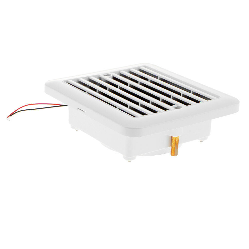 Boat Marine RV Motorhome Trailer Side Vent Ventilation Exhaust Fan White