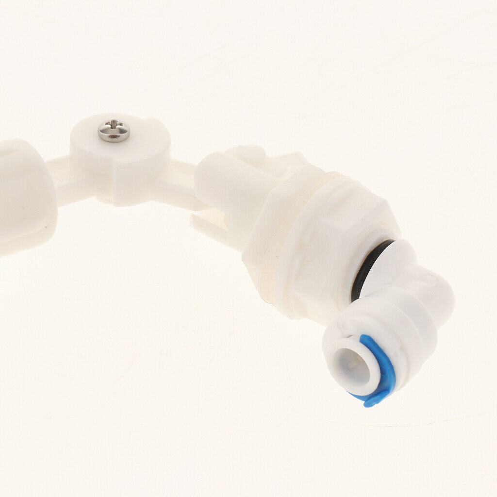 Float Valve Shut Off 1/4'' Automatic Fill Feed Fish Tank Aquarium RO Water