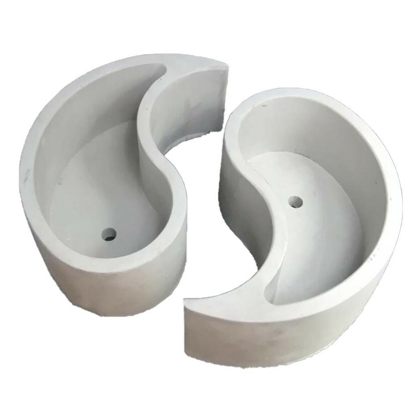 Silicone Mold DIY Succulent Plant Pot Molds Clay Candle Holder Casting Mould