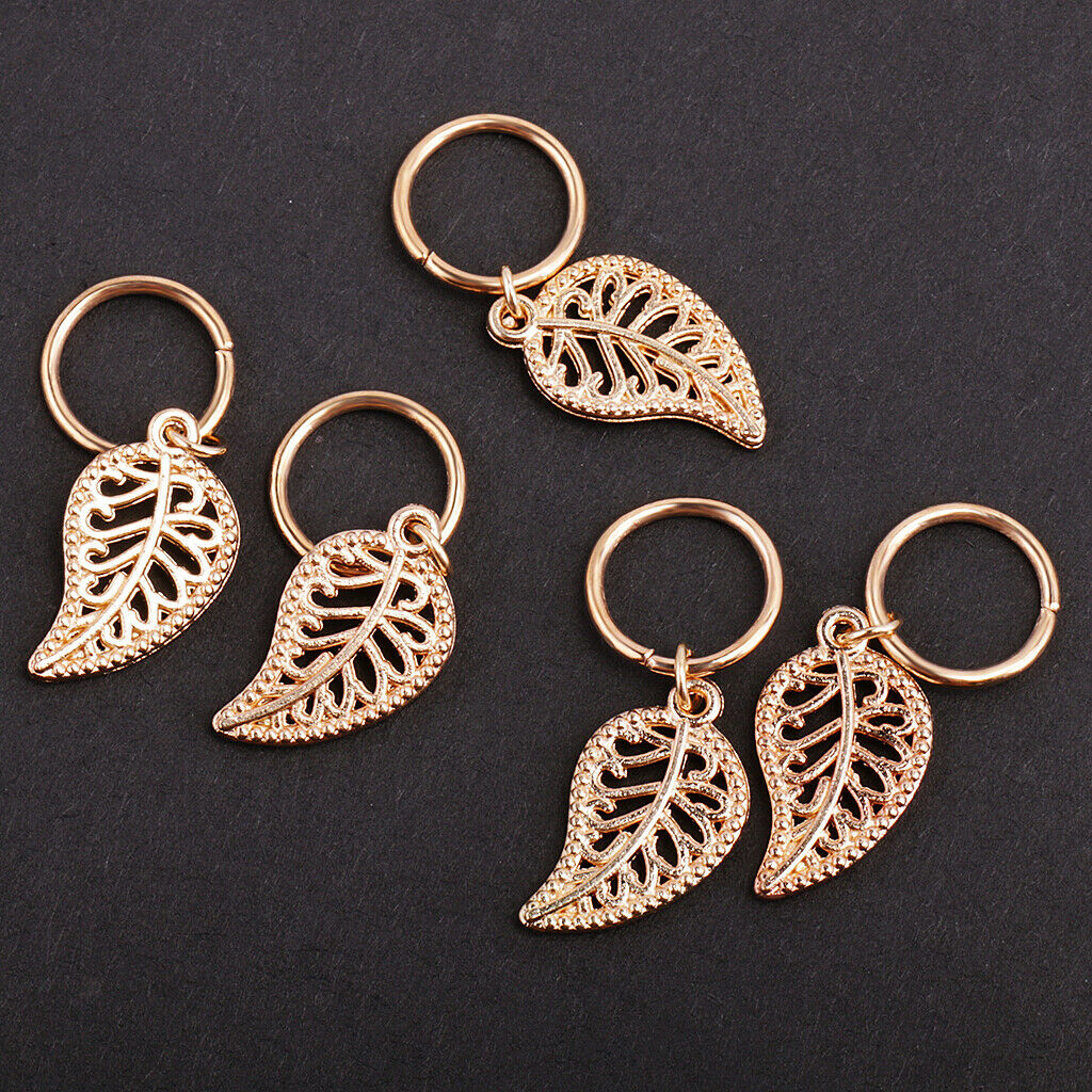 Chic DIY Braid Hairstyle Hair Clips Hair Embellishments with Tassels Leaves