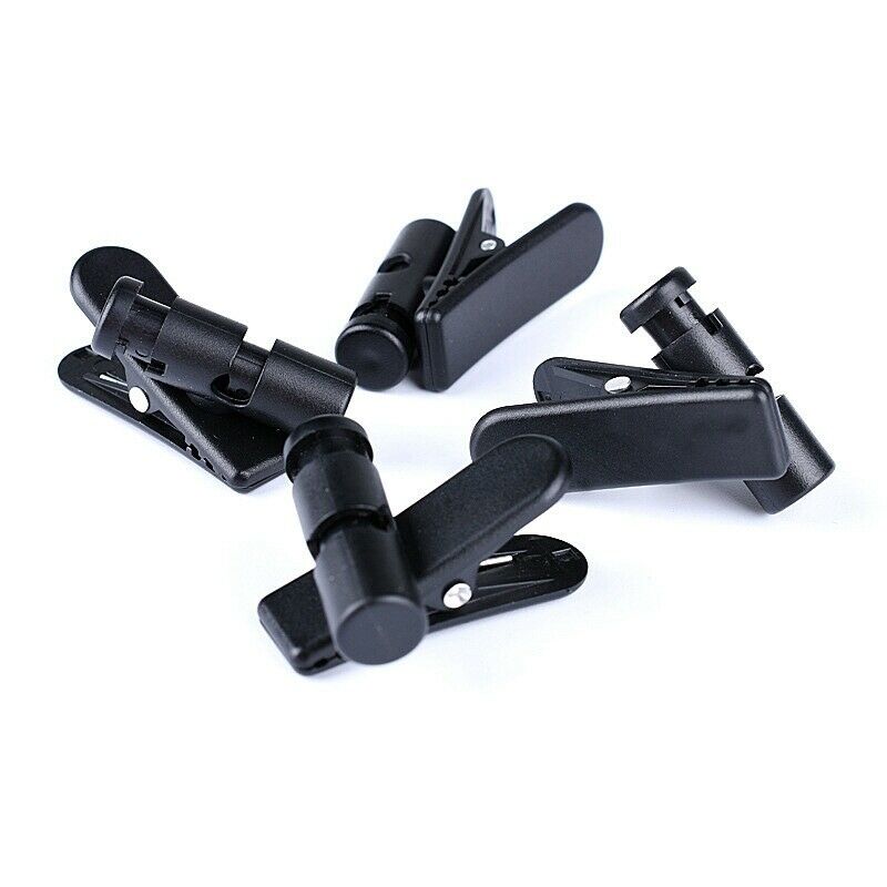 2pcs Headphone Earphone Cable Wire Cord Clip Nip Clamp Collar Lapel Shirt Holder