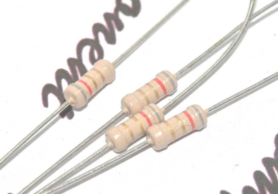 10pcs - 8.2R (8R) 1/2W 5% Resistor - NOS Non-Rohs