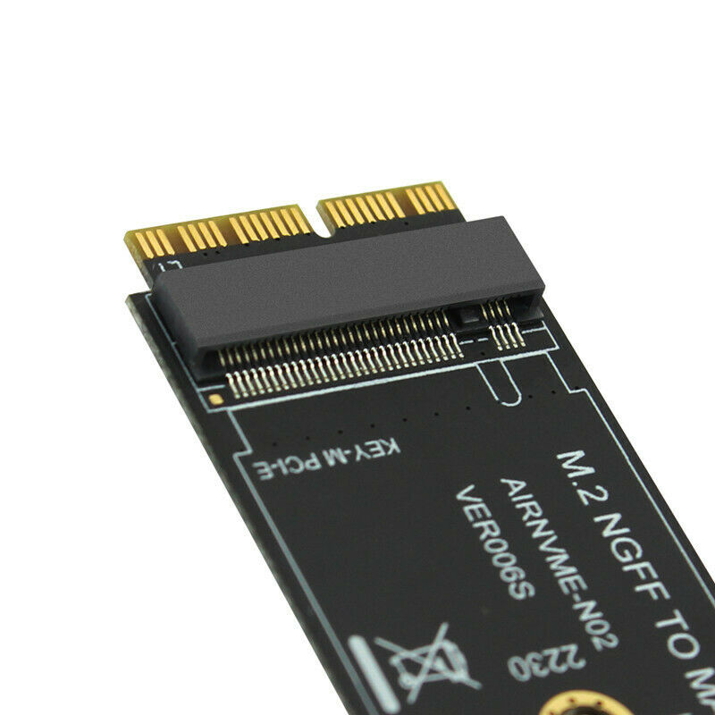 M.2 NVME SSD Convert Adapter Card for MacBook Air Pro Retina 2013-2017 NVME/AHW8
