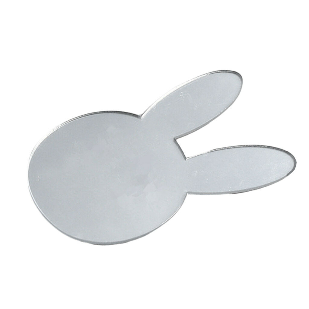 Shatterproof Child-safe Acrylic Rabbit Mirror Bedroom Bathroom Mirror S