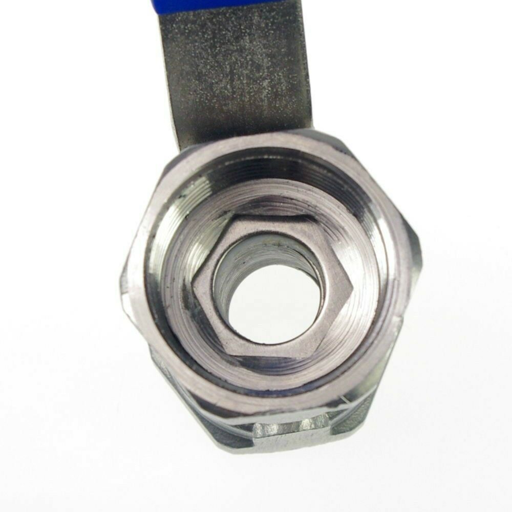 1PCS DN25 G1" Female Full Ports 304 Stainless Steel one-piece Ball Valve
