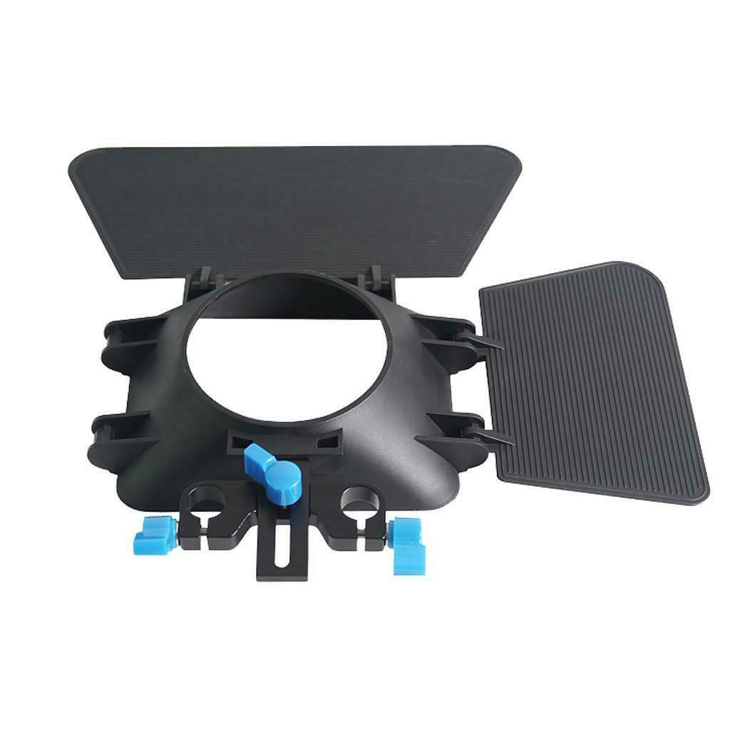 Rotating Matte Box with Universal Set of Rings Digital Camera Holder 15mm Rods