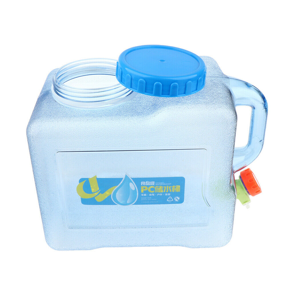 2X Outdoor Camping Travel Car Water Bucket Water Carrier Canister 8L