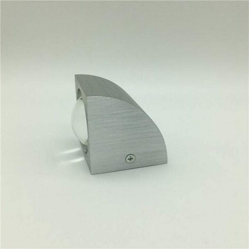 3W Arc Aluminum LED Wall Light Sconce Lamp Bedroom Kitchen Decor Warm White