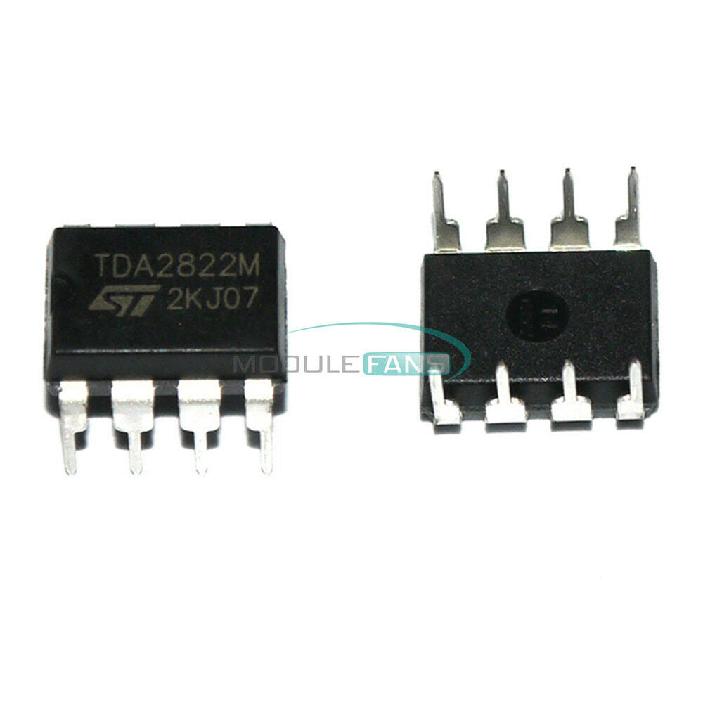 50PCS IC TDA2822M SCS2822 12V DIP-8 TDA2822 VOLTAGE POWER AMPLIFIER