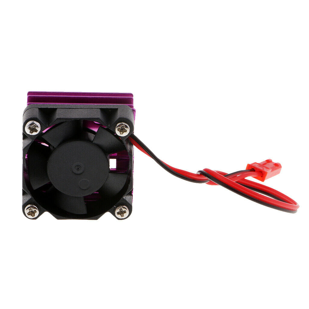 RC Car Accessories Aluminum Heatsink with Cooling Fan for Size 24-28mm