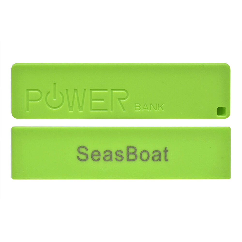 SeasBoat 1800m/2200m/2600mAh Green USB Power Bank Case 18650 Battery Charger DIY