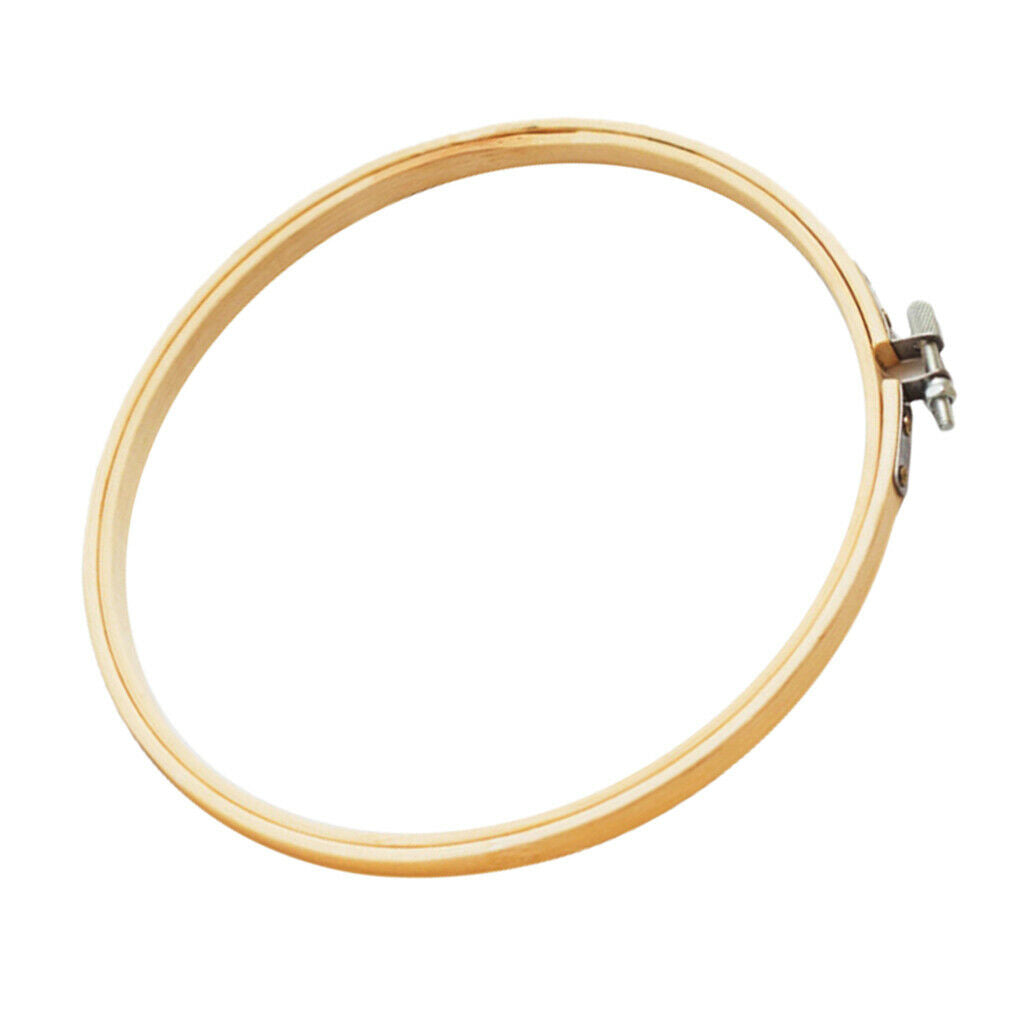 2 Pieces Bamboo Bamboo Embroidery Cross Stitch Ring Hoop 3" 4