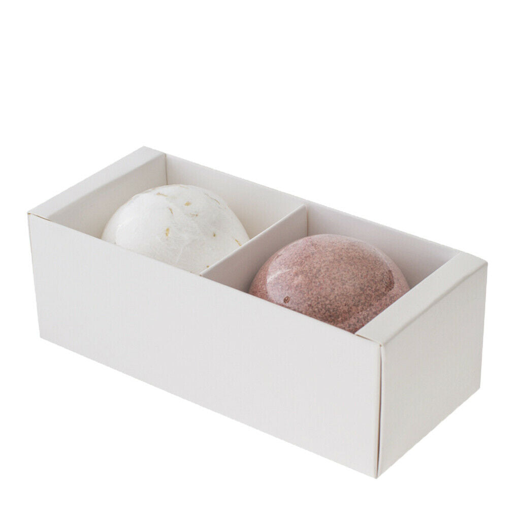 2Pcs Natural Essential Oils Bath Ball Scented Bath Salt for Bubble Spa Bath
