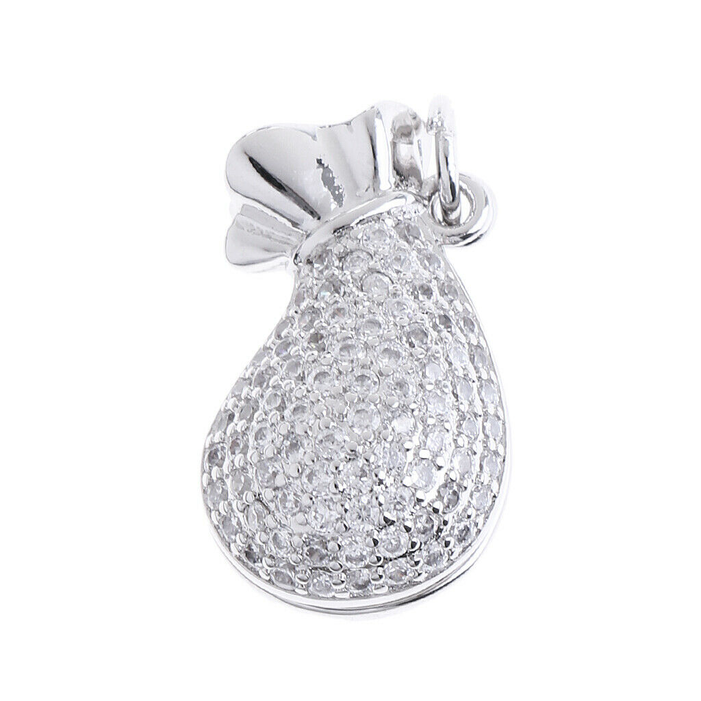 Glitter Crystal Pearls Pendant Girls Woman Fashion Jewerly Valentine's Gift