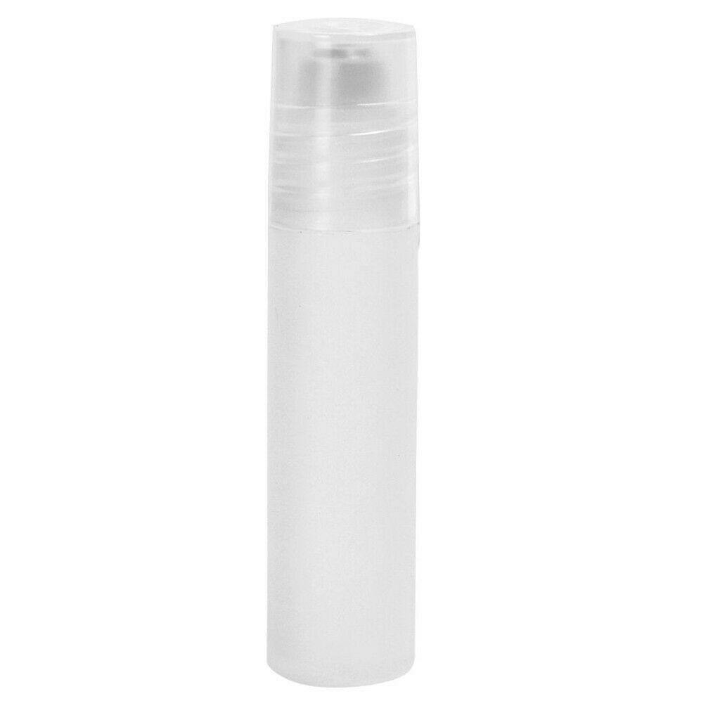 Pack of 10x 5ml Clear Empty Roller Ball Aromatherapy Roll-on Bottles Containers