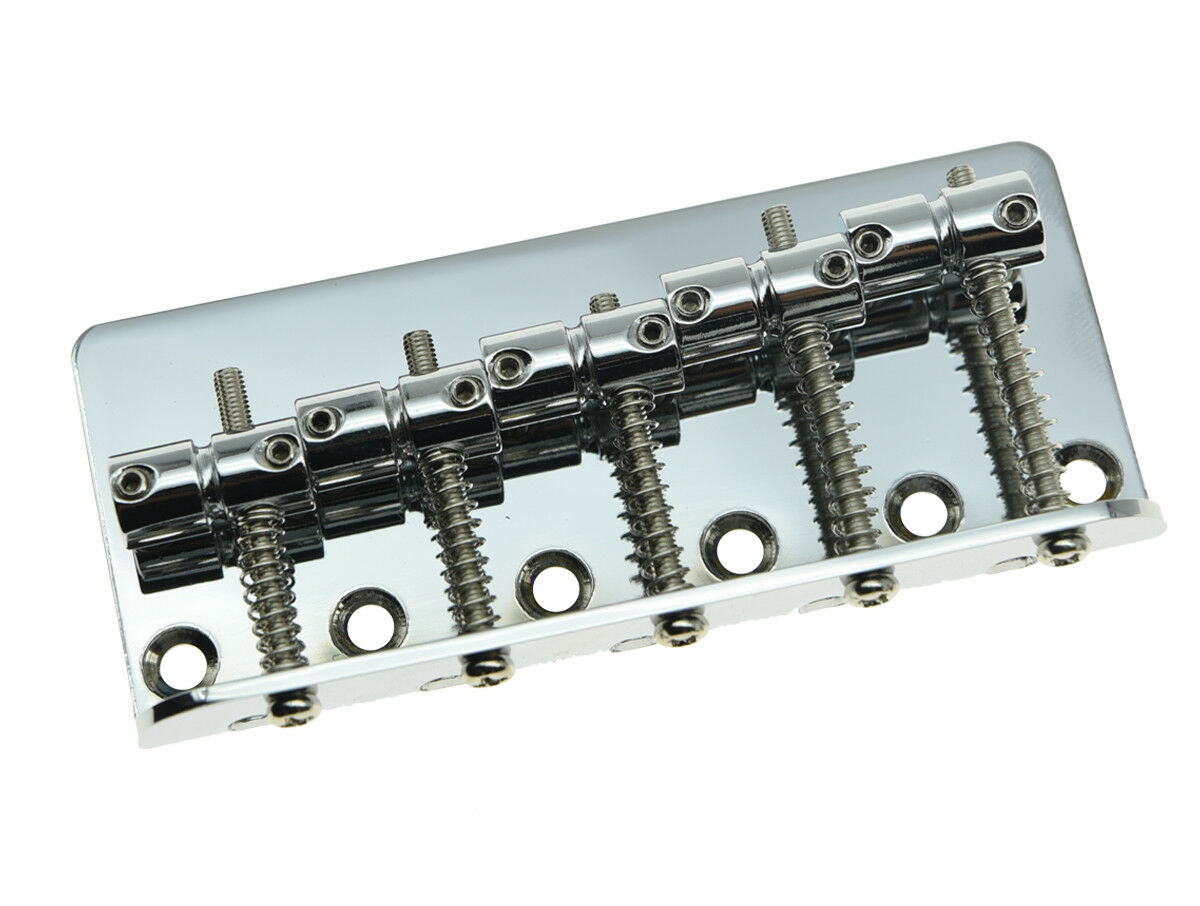 Chrome 5 String Electric Jazz J Bass or Precision P Bass Guitar Bridge