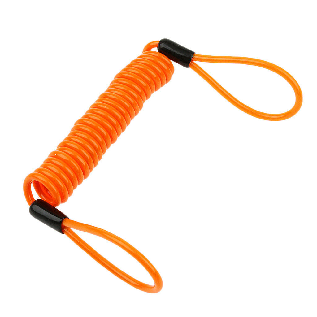 Anti-Theft Spring Motorcycle Bike Camping Fishing Cable Blocks Disc Brake 1.5m