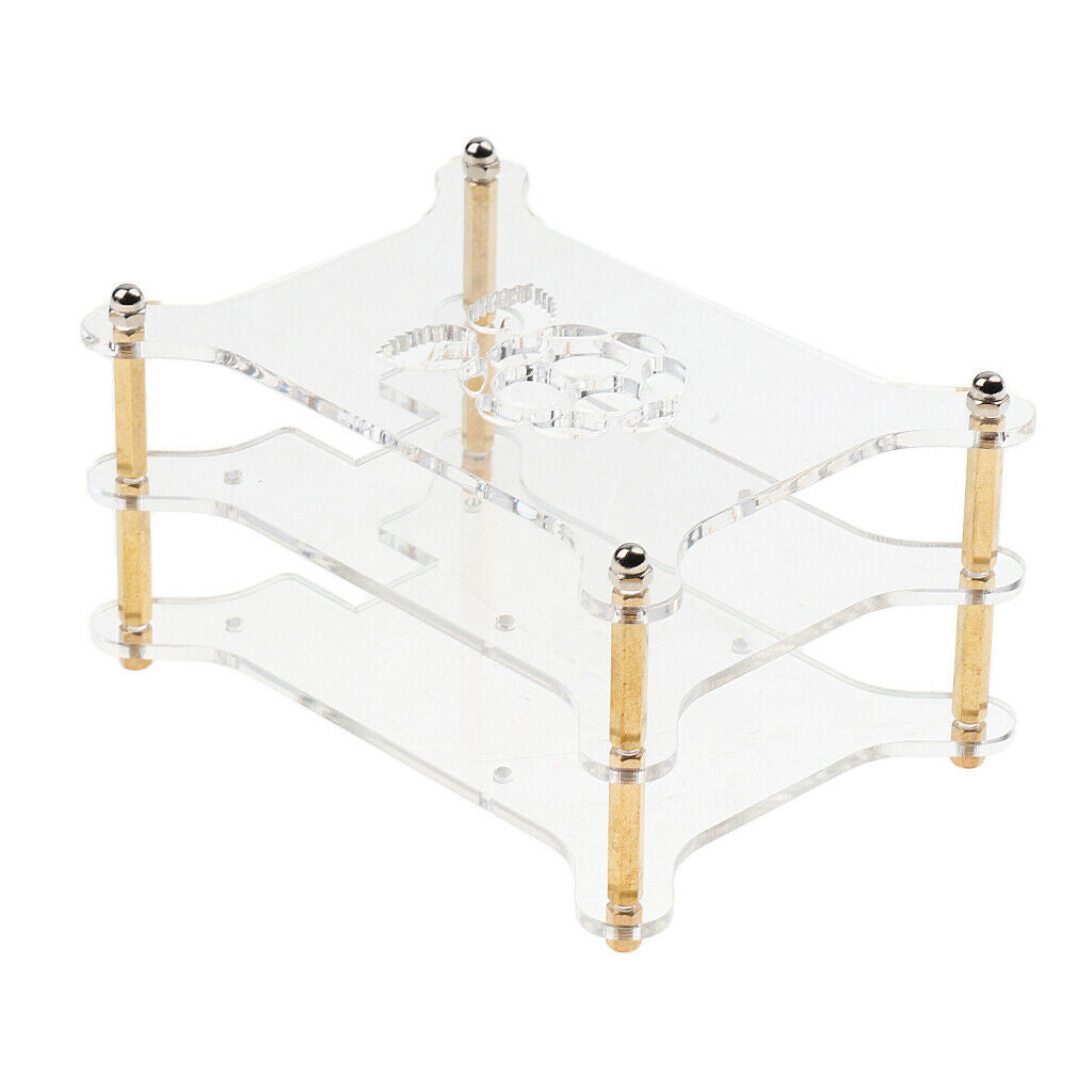 Acrylic Stack Enclosure Stackable Dog Bone Shape for  3 /2