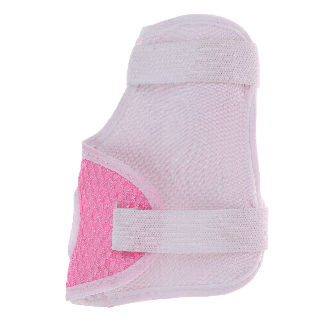 Kids Helmet Knee Elbow Wrist Protective Pad Set for Inline Skating Bike Pink