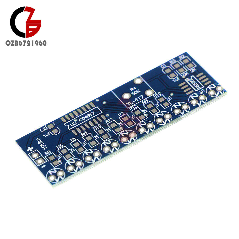 2PCS LED Chaser Flowing Water Light NE555 Module + CD4017 Circuit Driver Cycle